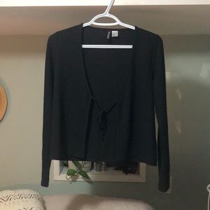 HM tie front cardigan